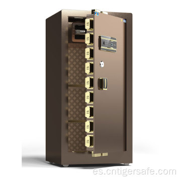 Tiger Safes Classic Series-Brown 120 cm de altura con bloqueo de huellas dactilares